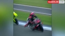 Avustralya Grand Prix'sinde korkunç kaza: MotoGP yarışçısı hastaneye kaldırıldı