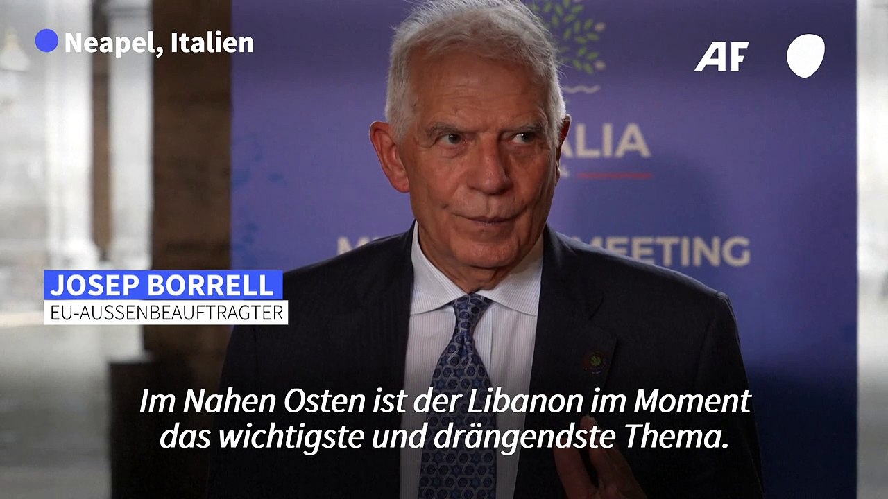 Nach Sinwars Tod: Borrell sieht Chance für Waffenstillstand in Nahost