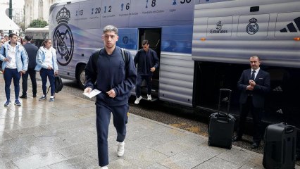 Así es el nuevo autobús del Real Madrid estrenado en Vigo