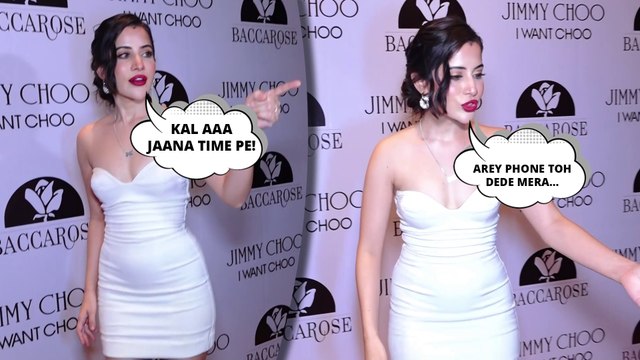 Arey Phone Toh Dede Mera: Urfi Javed Interacts With The Paps At The Grand Jimmy Choo Event