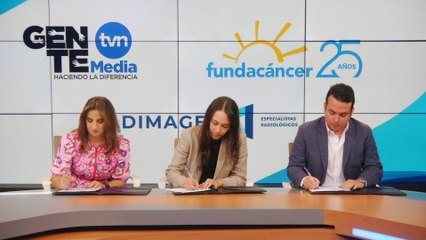 TVN Media firma convenio con Fundacáncer y Redimagen