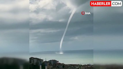 Alaplı'da Meydana Gelen Dev Hortum Kamerada Görüntülendi