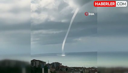 Alaplı'da Meydana Gelen Dev Hortum Kamerada Görüntülendi