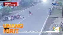 CAUGHT ON CAM— MAG-INANG TUMATAWID SA LAGUNA, NASALPOK NG MOTORSIKLO | Unang Hirit