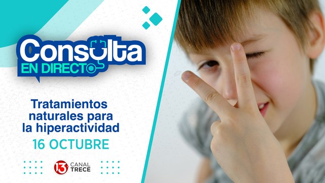 16 Octubre 2024 | Consulta en Directo - Tratamientos naturales para la hiperactividad