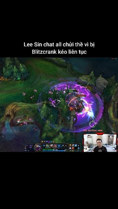 Lee Sin chat all chửi thề vì bị Blitzcrank kéo liên tục #leesin #blitzcrank #lienminhhuyenthoai #leagueoflegends