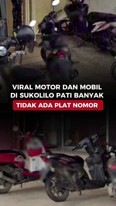 Viral Motor dan Mobil di Sukolilo Pati Banyak Tidak Ada Plat Nomor