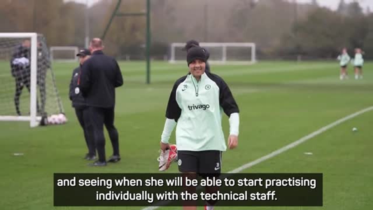Sam Kerr 'in a good place' as she nears Chelsea return