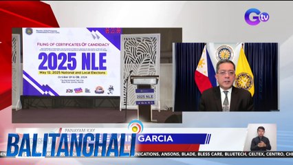 Panayam kay George Erwin Garcia, Chairman ng Comelec (October 17, 2024) | Balitanghali