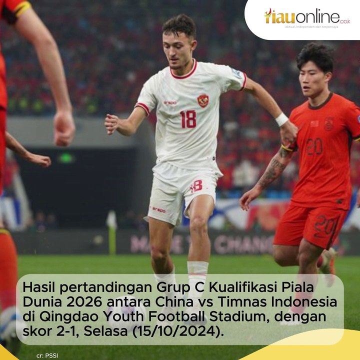 5 Sorotan Hasil Kekalahan Timnas Indonesia atas China: Arhan Curi Perhatian, Jay Idzes Blunder