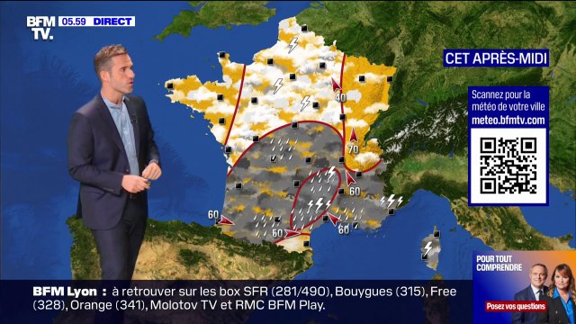 Les températures restent douces ce jeudi malgré de nouvelles fortes pluies dans le Sud