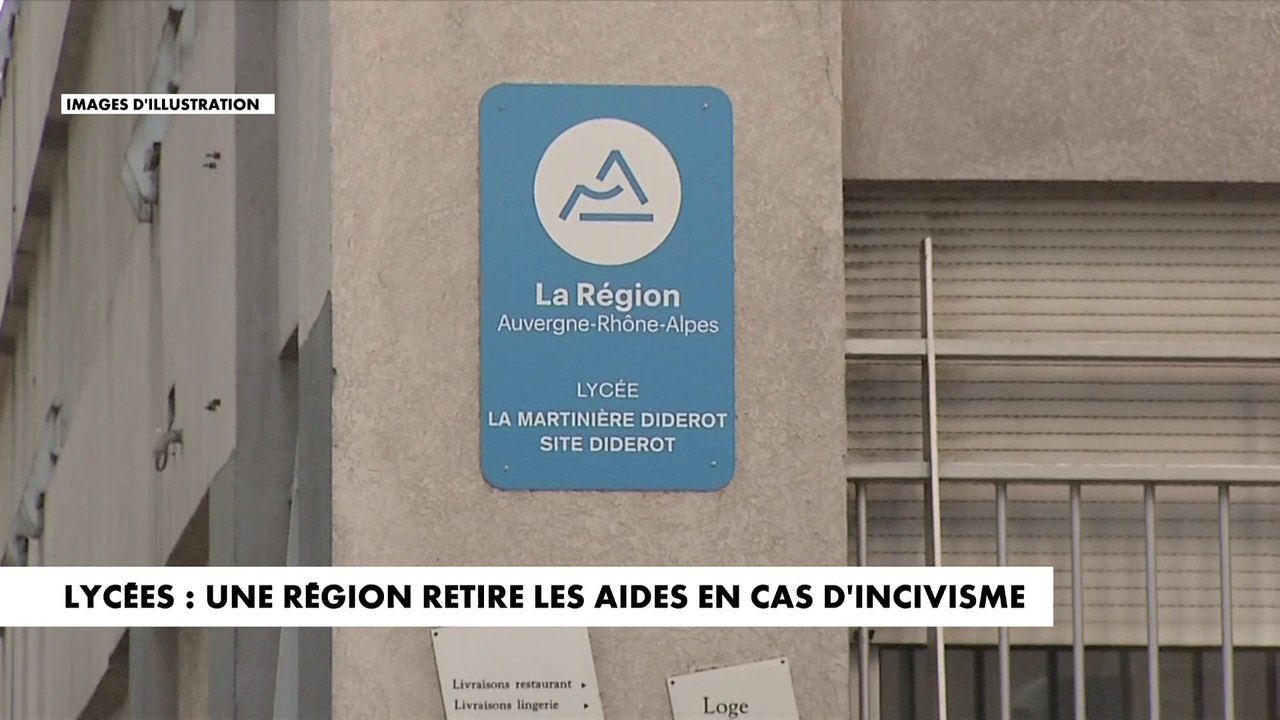Lycées : une région retire les aides en cas d'incivisme