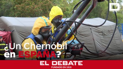 El simulacro ante un escape radioactivo en la central nuclear de Trillo