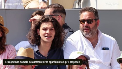 Noé, le fils de Bruce Toussaint est rappeur et ses chansons sont vraiment pas mal !