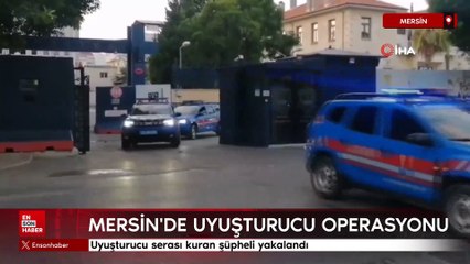 Mersin'de uyuşturucu serası kuran şüpheli yakalandı