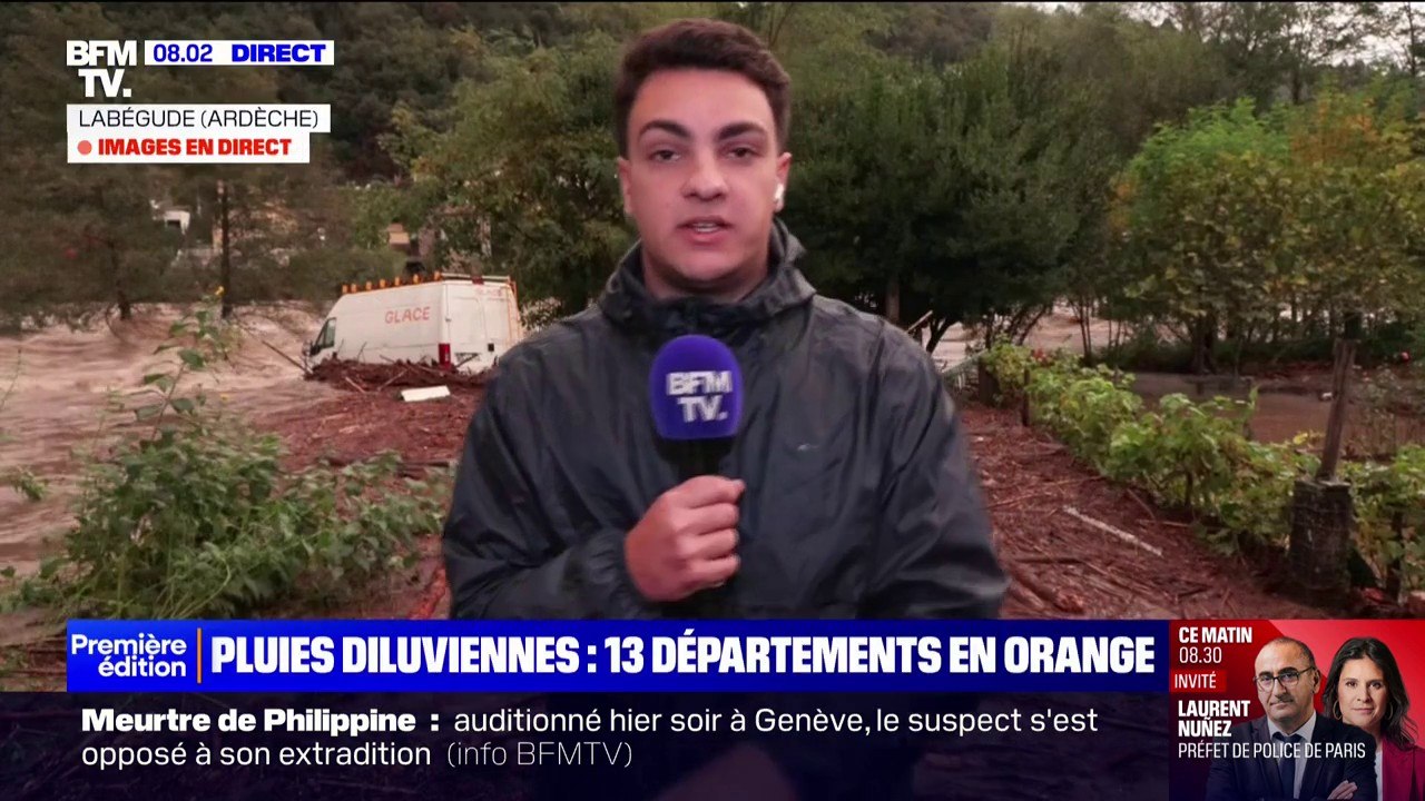 Fortes pluies en Ardèche, il est tombé l'équivalent de deux mois de