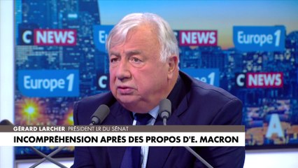 Gérard Larcher : «On ne peut pas mettre en doute l'existence de l'État d'Israël»