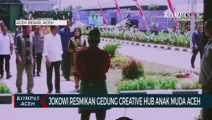 Jokowi Resmikan Gedung Creative Hub Anak Muda Aceh
