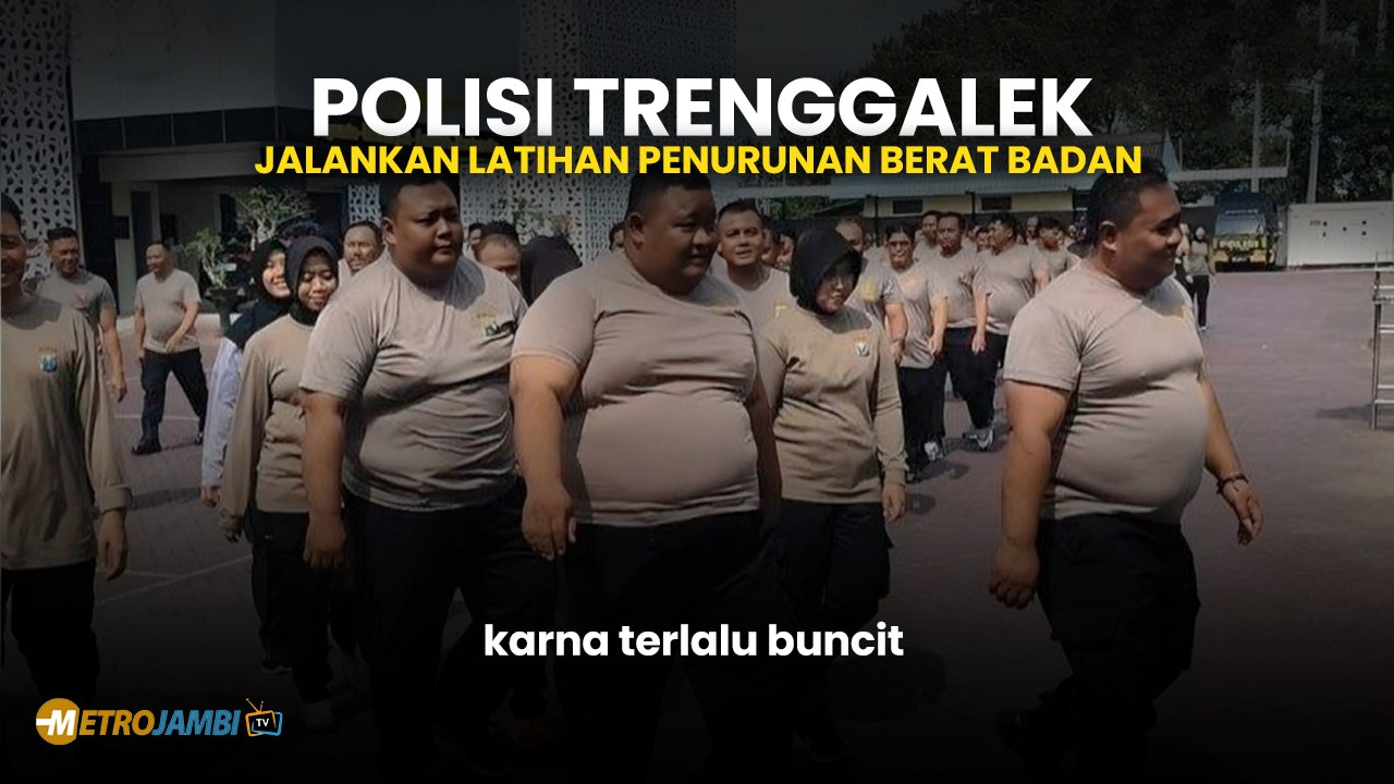 Obesitas, Polisi di Trenggalek Gelar Diet Berjamaah