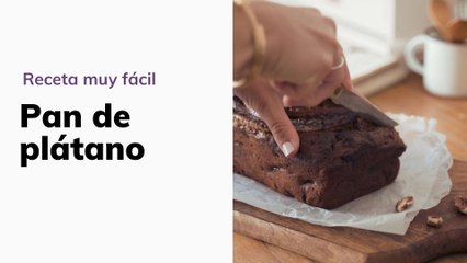 Receta Pan de plátano