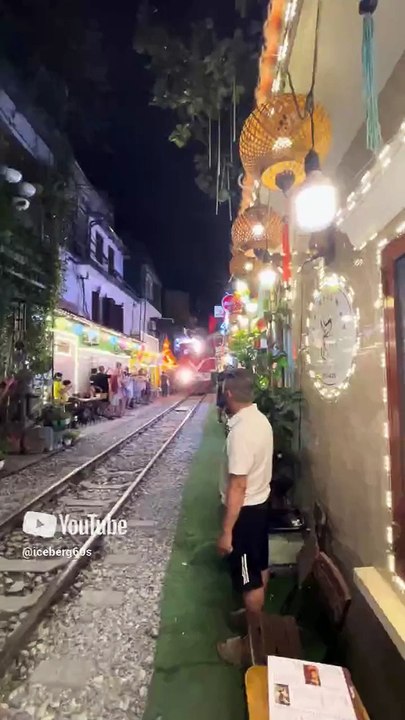 Exploring the Famous Train Street in Hanoi #hanoi #trainstreet #vietnam #train