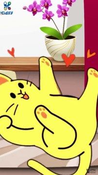 اغنية القطه المشمشيه للاطفال