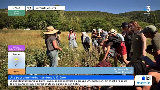 À Escoulin, Rosa Camina , safran, tisanes, eaux, élixirs floraux, hydrolats, huiles Essentielles, macérations…