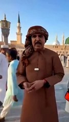 عبدالله بالخير بفيديو جديد بعد ادعاء منعه دخول الروضة الشريفة