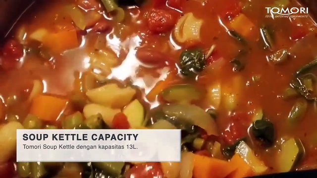 JUAL SOUP KETTLE KAPASITAS 13 LITER DENGAN HARGA TERJANGKAU - TOMORI SOUP KETTLE 13L