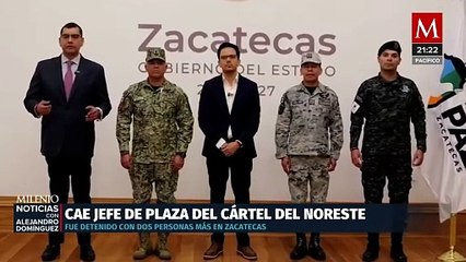 Capturan a líder del Cártel del Noreste en Zacatecas tras enfrentamiento