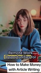 How to Make Money with Article Writing