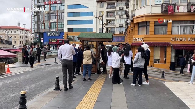 Sivas'ta 4.7 büyüklüğündeki deprem anı ortaya çıktı