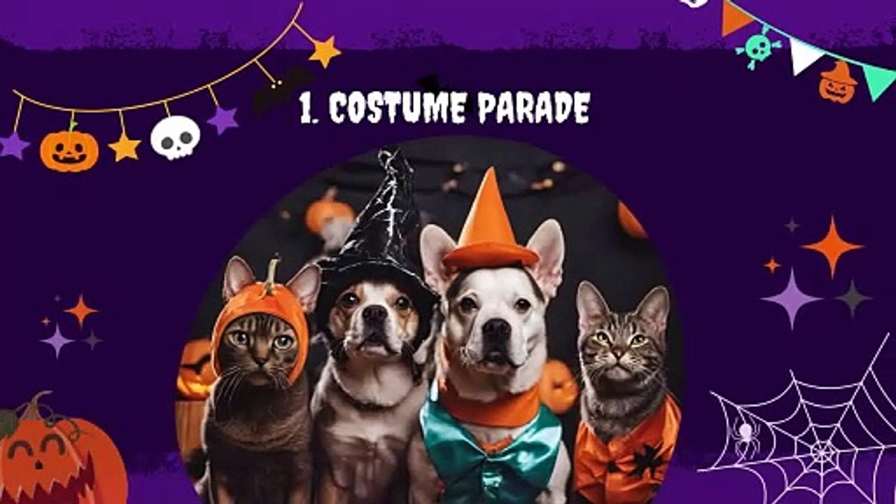 Halloween fun party ideas for pets DIY 
