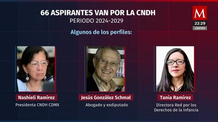 Aspirantes a presidir la CNDH: Rosario Piedra busca permanecer