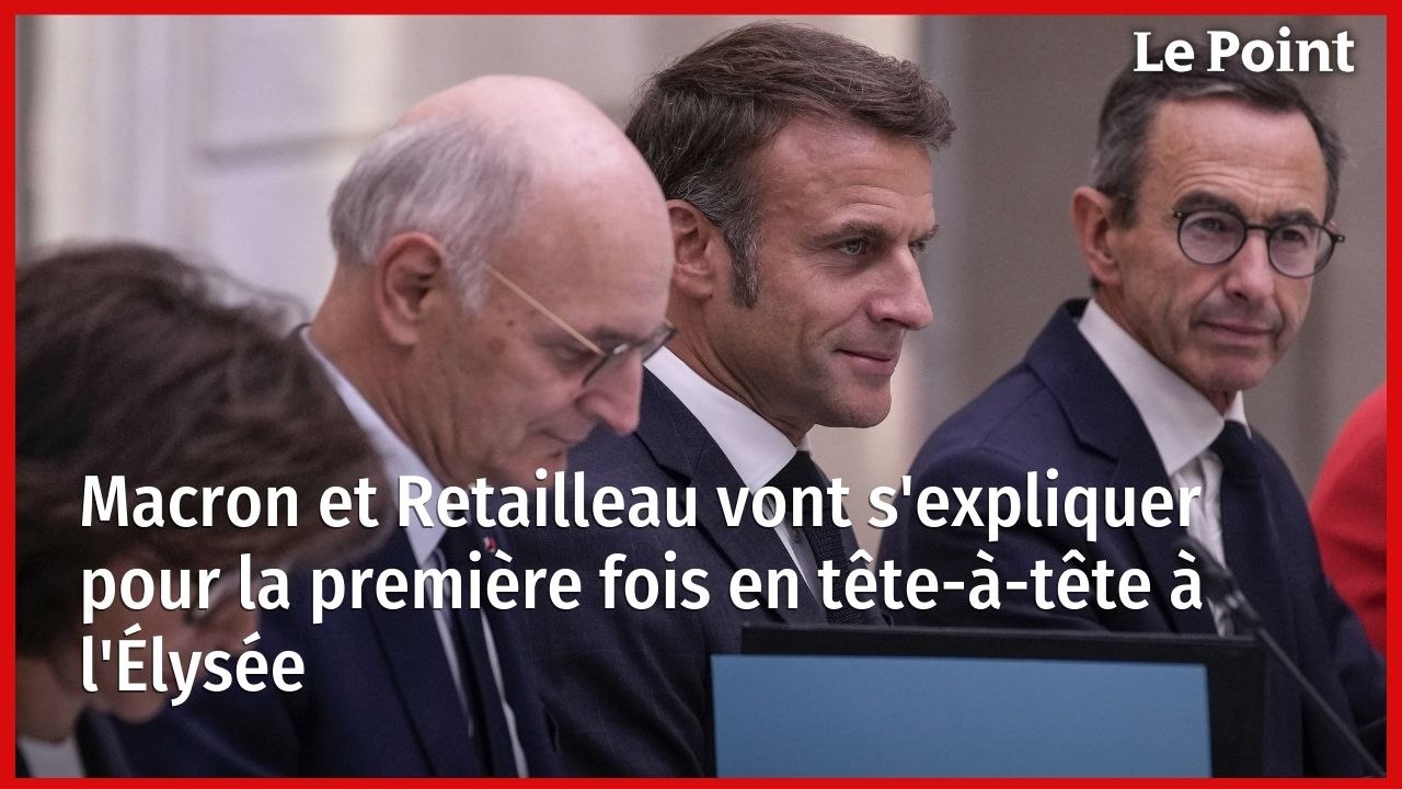 Macron et Retailleau vont s'expliquer pour la première fois en tête-à-tête à l'Élysée