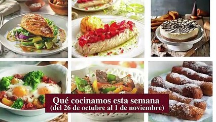 Qué cocinamos del 26 de octubre al 1 de noviembre