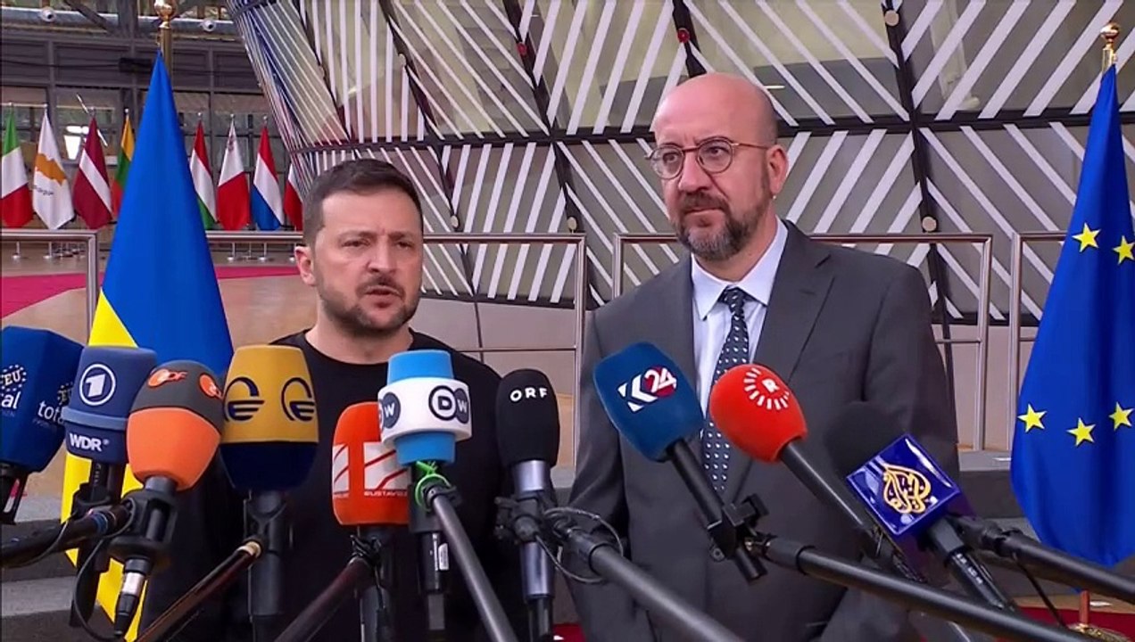 Selenskyj fordert bei EU-Gipfel mehr Geld für die Ukraine