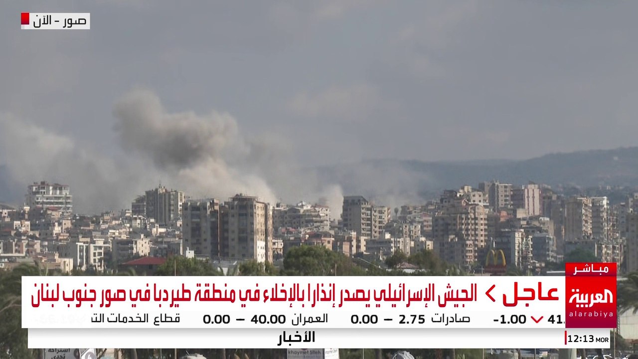 تجدد القصف على صور مع تحذيرات إخلاء جديدة