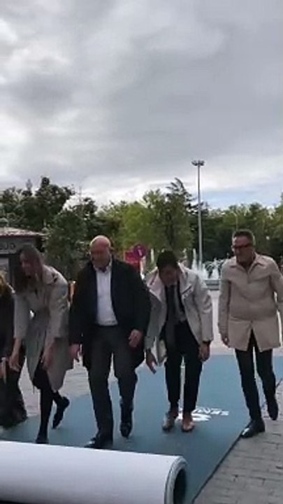 Inauguración de la alfombra verde de Seminci