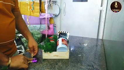 Epic Floral Birthday Surprise in a Tiny Basket! Subrata Parali