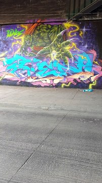 Street Fighter Street Art in Santiago