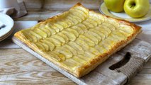 Tarta de manzana y hojaldre, la clásica con 5 ingredientes - Cocina Fácil