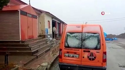 Kop Geçidi'nde kış sürprizi: Mevsimin ilk karı yağdı!