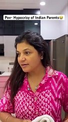 Hypocrisy of Indian Parents _ Raj Grover _ #shorts