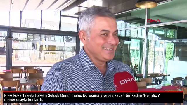Eski hakem Selçuk Dereli, 'Heimlich' manevrasıyla hayat kurtardı