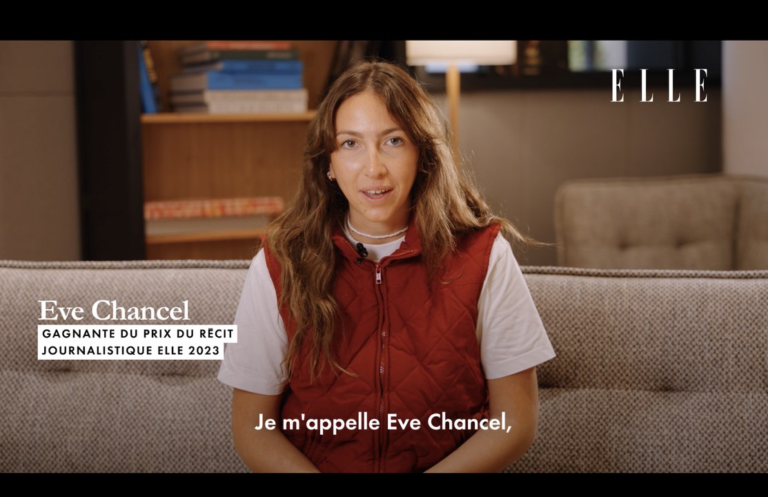 Eve Chancel, la première gagnante du prix du récit ELLE