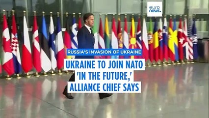NATO secretary-general says Ukraine will join alliance 'in the future'