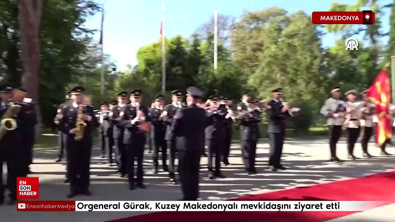 Genelkurmay Başkanı Orgeneral Gürak, Kuzey Makedonyalı mevkidaşını ziyaret etti