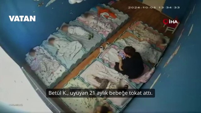 Gaziantep'te 21 aylık bebeğe şiddet kameraya yansıdı