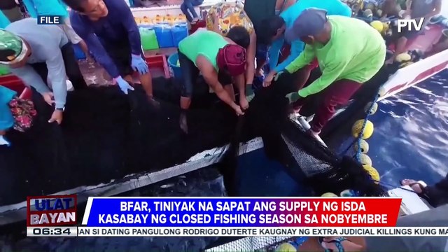 BFAR, tiniyak na sapat ang supply ng isda kasabay ng closed fishing season sa Nobyembre
